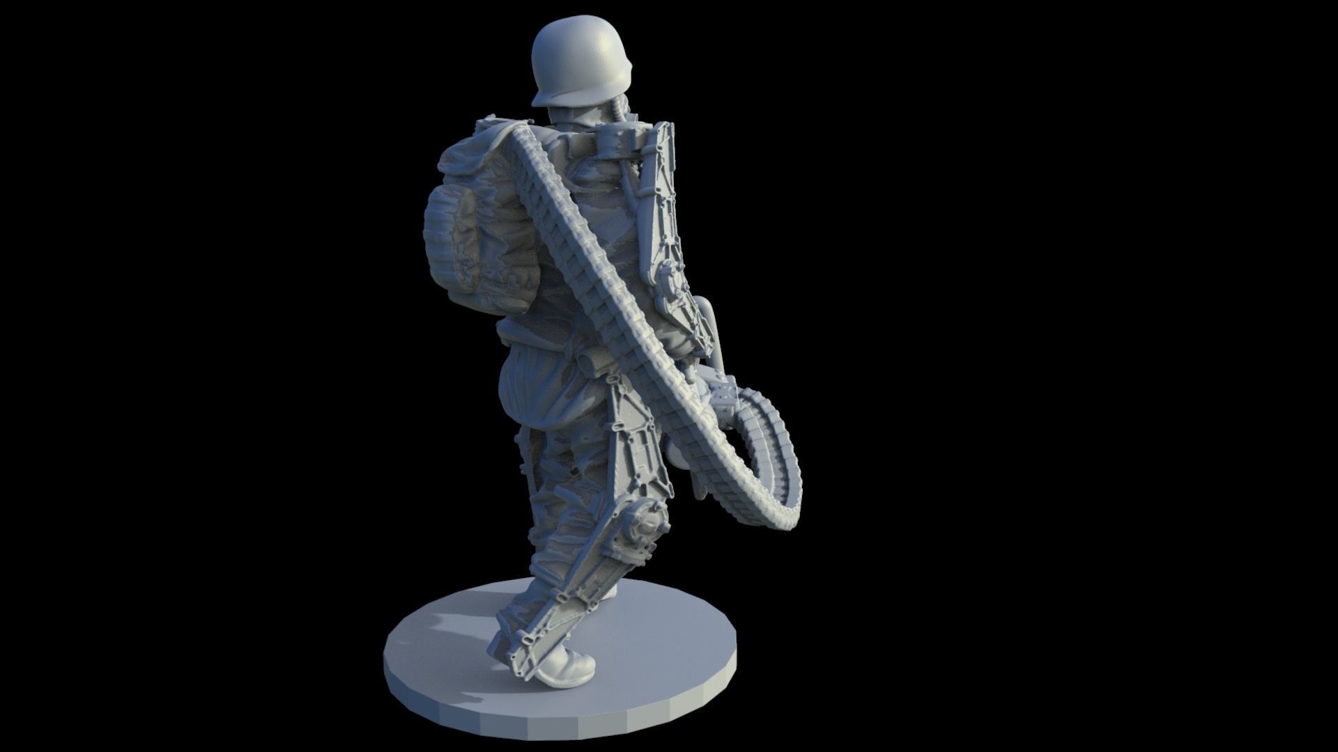 Heavy Soldier in 28 -32 mm scale Free 3D print model_14