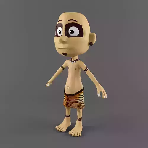 Human boy 3D model