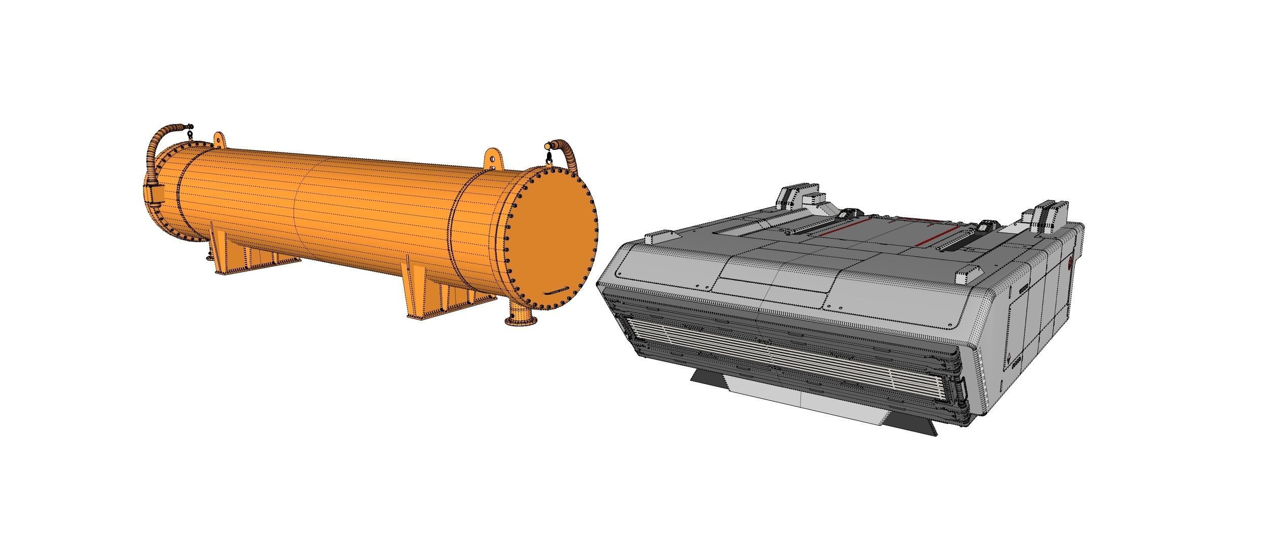 sci-fi Architecture kitbash 3 3D model_28