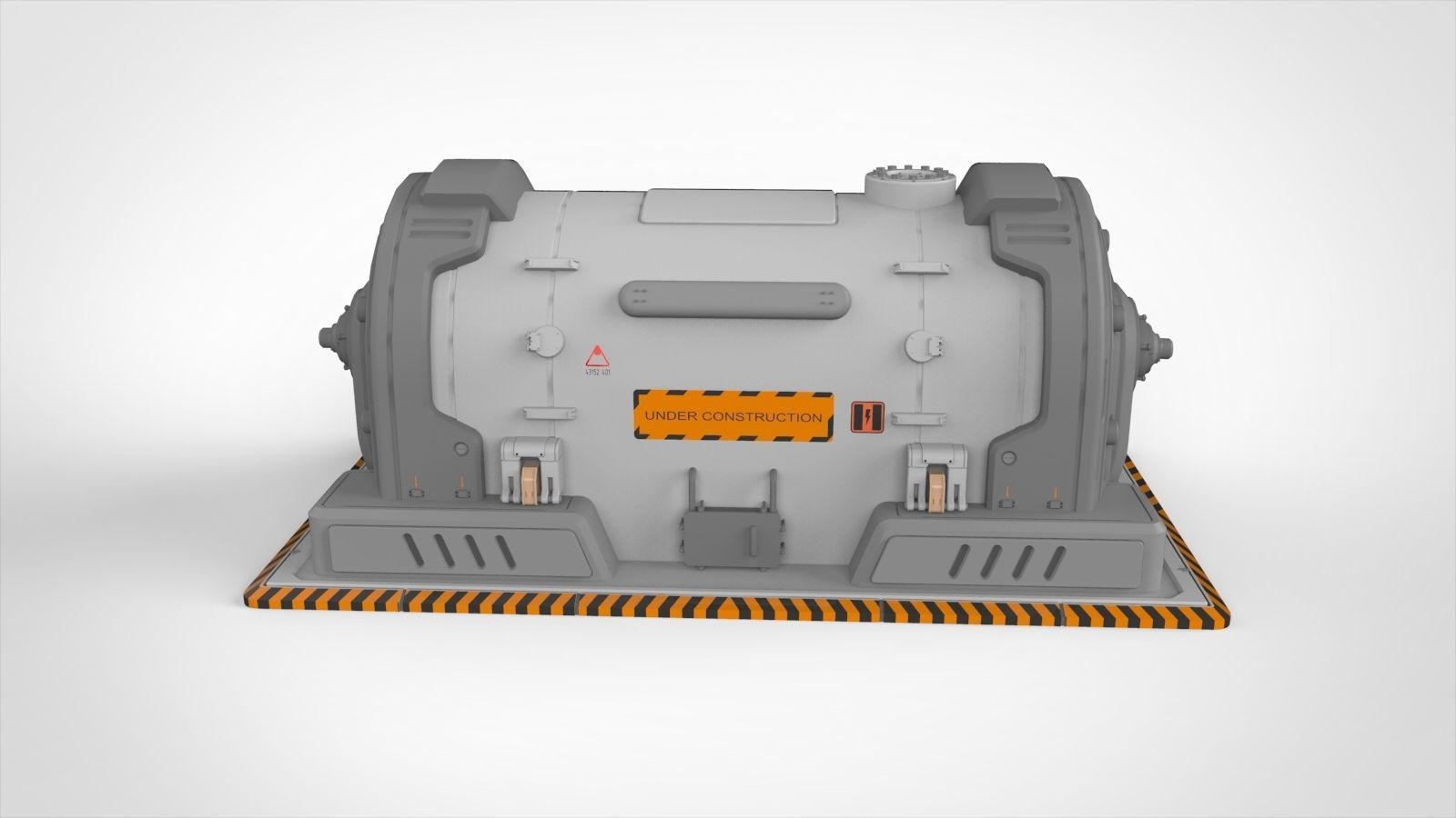 sci-fi Architecture kitbash 3 3D model_12