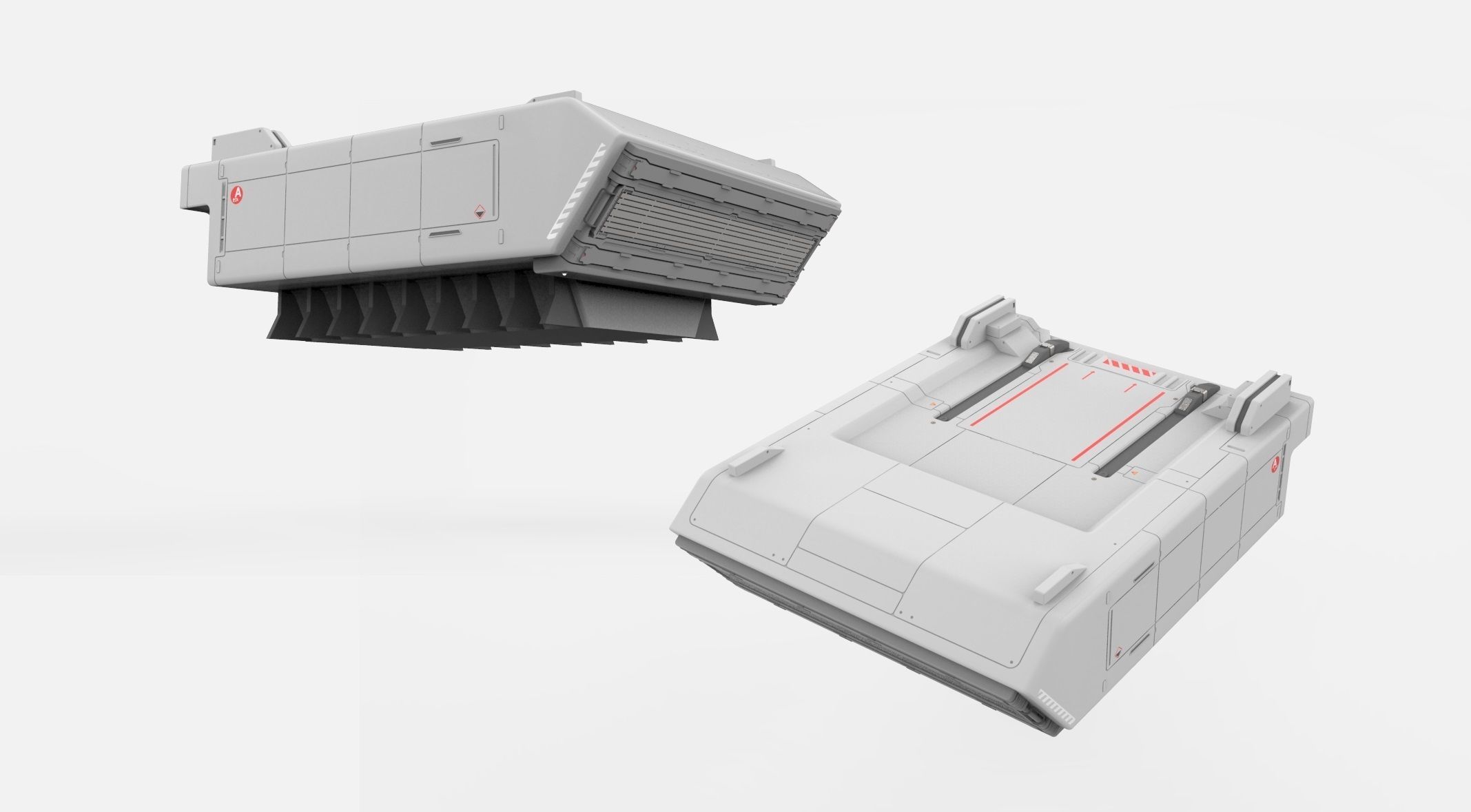 sci-fi Architecture kitbash 3 3D model_15