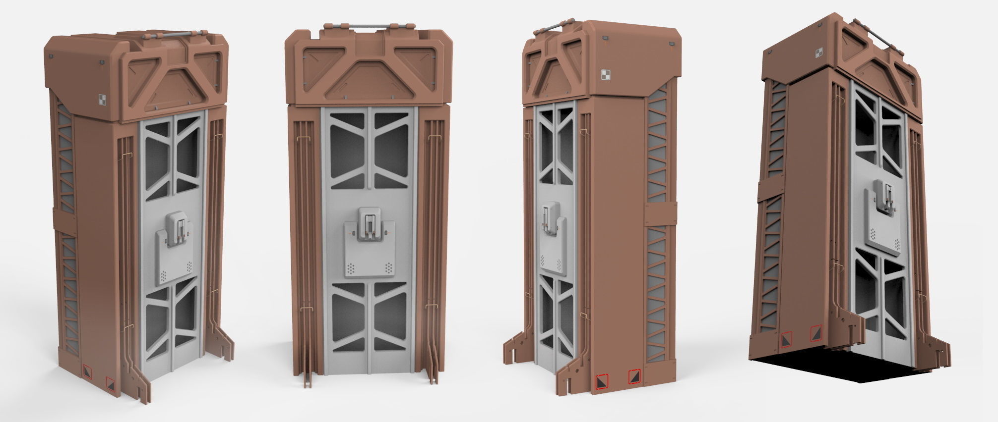 sci-fi Architecture kitbash 3 3D model_18