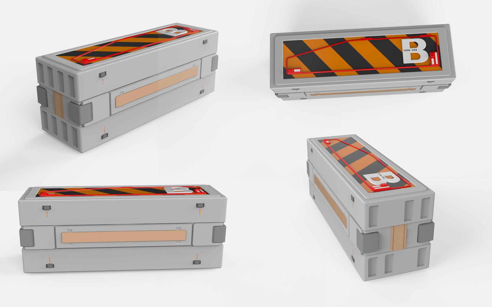 sci-fi Architecture kitbash 3 3D model_20