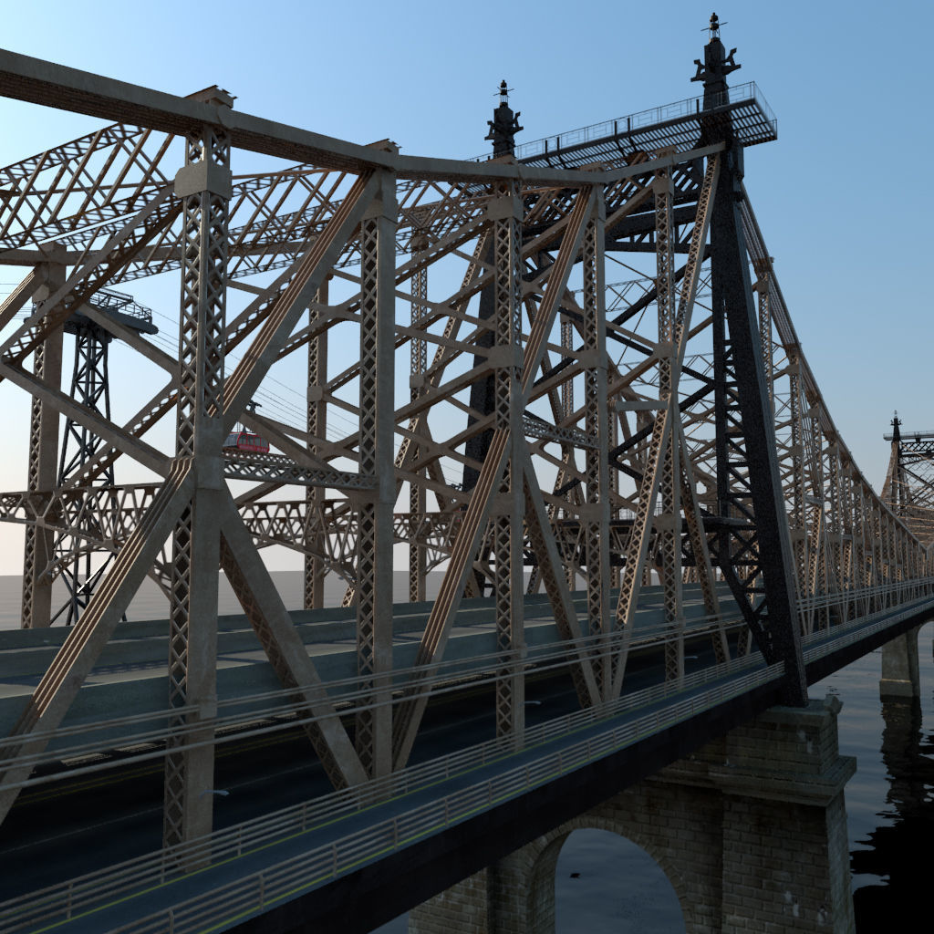 Queensboro Bridge 3D model_5