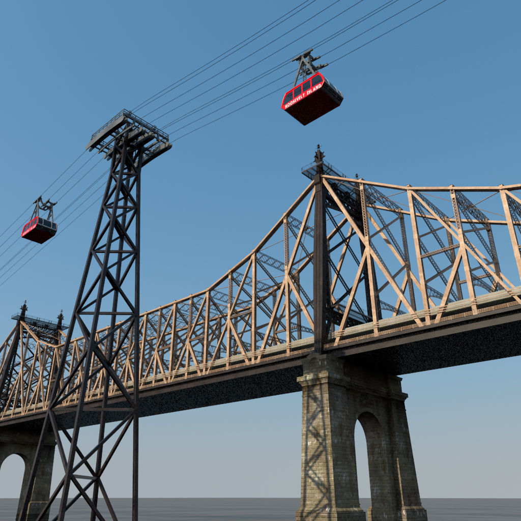 Queensboro Bridge 3D model_4