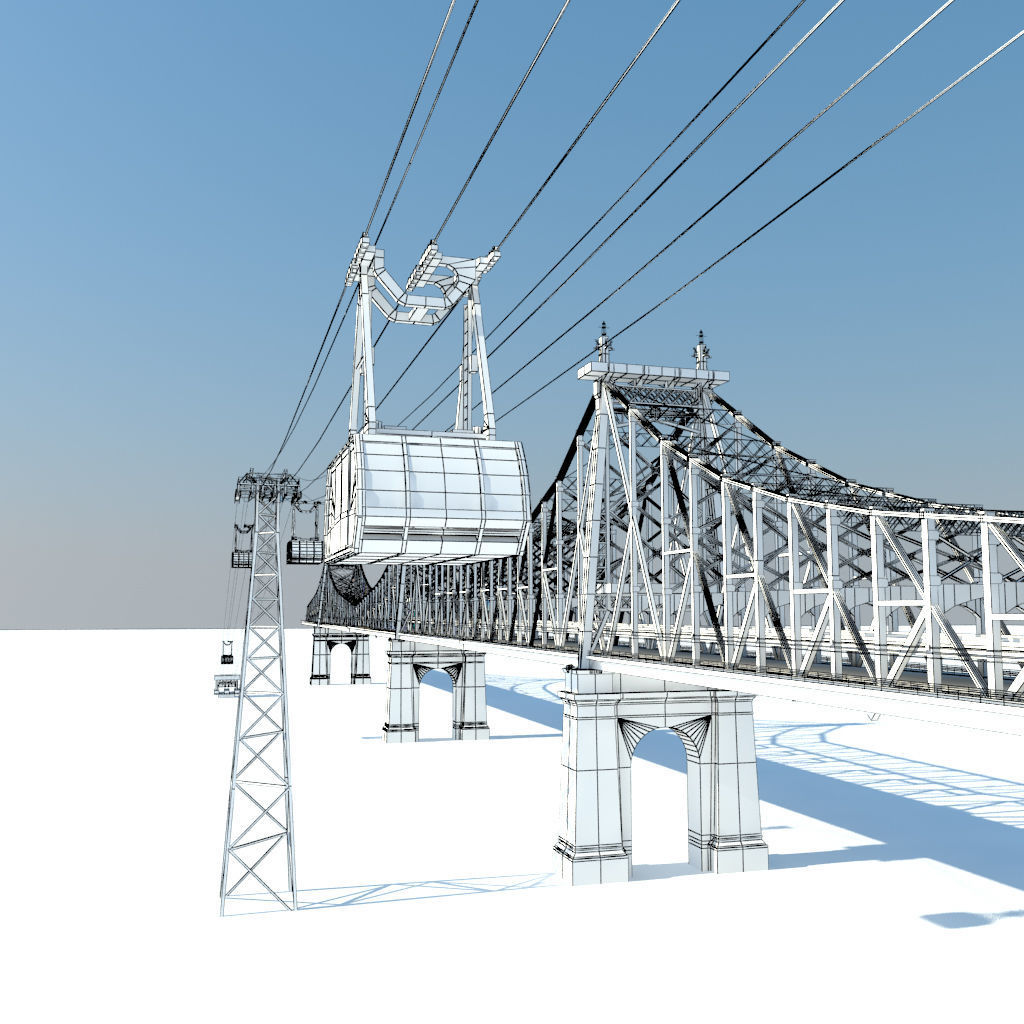 Queensboro Bridge 3D model_11