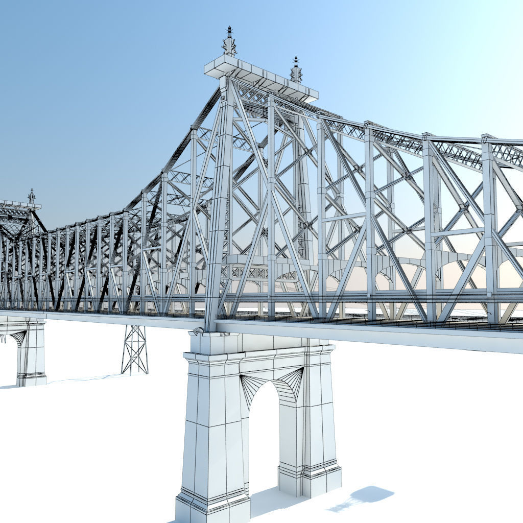 Queensboro Bridge 3D model_12