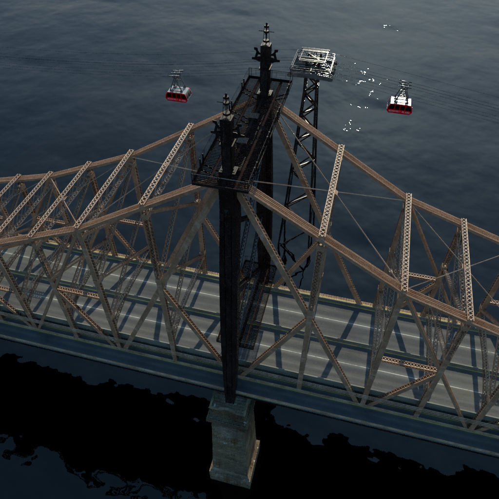 Queensboro Bridge 3D model_8
