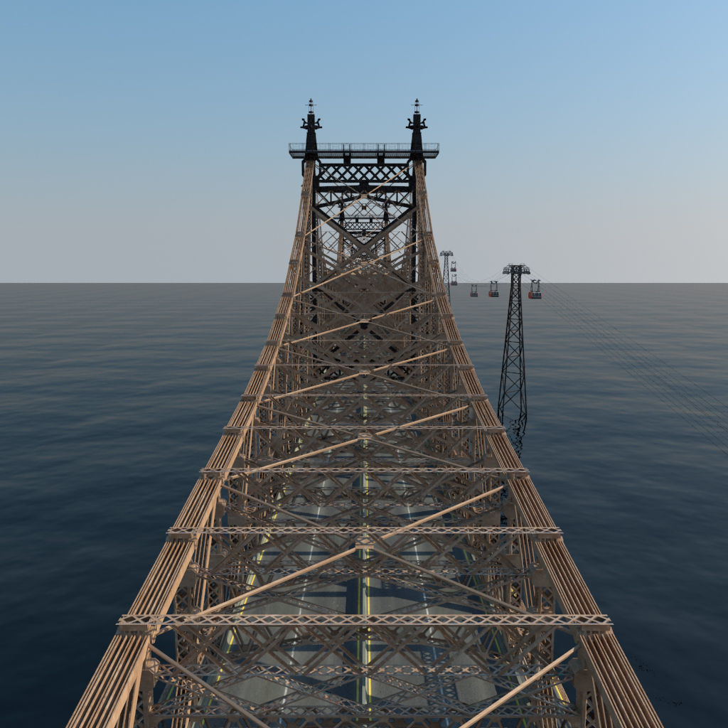 Queensboro Bridge 3D model_3
