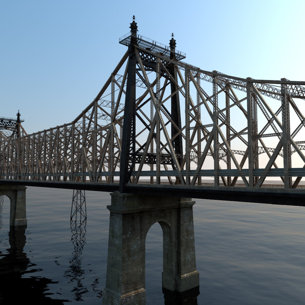 Queensboro Bridge 3D model_2