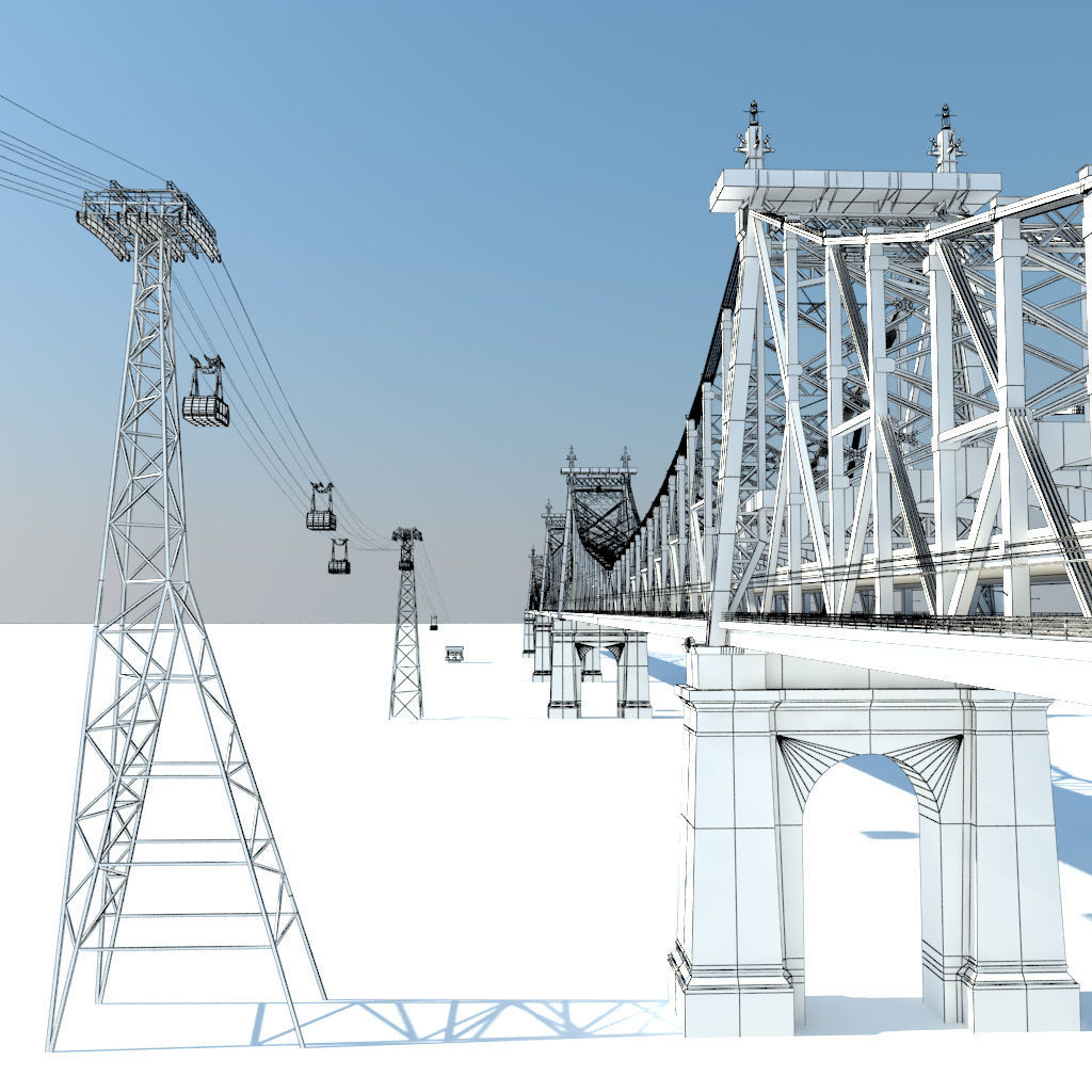 Queensboro Bridge 3D model_16