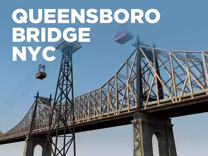 Queensboro Bridge 3D model