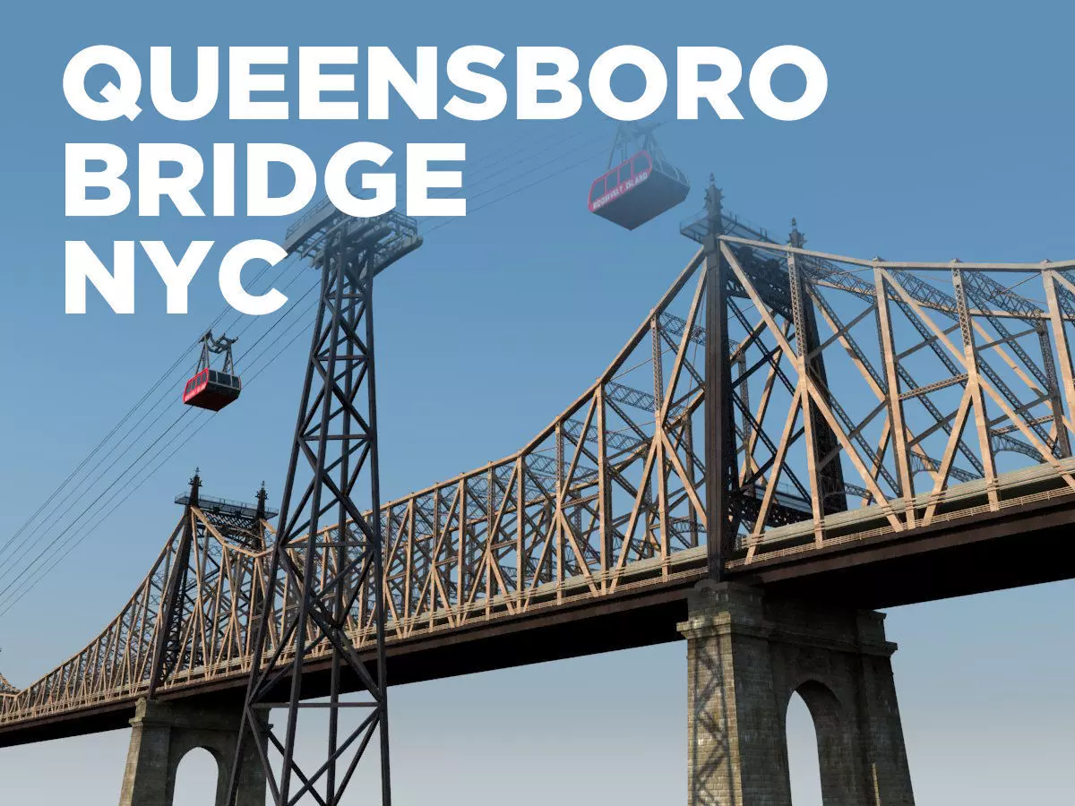 Queensboro Bridge 3D model_0