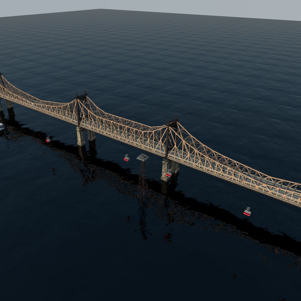 Queensboro Bridge 3D model_10