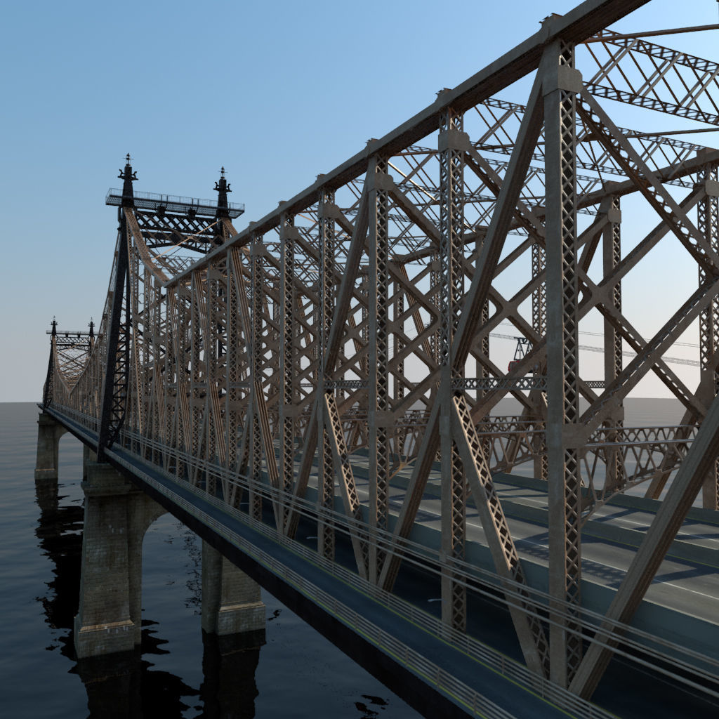 Queensboro Bridge 3D model_7