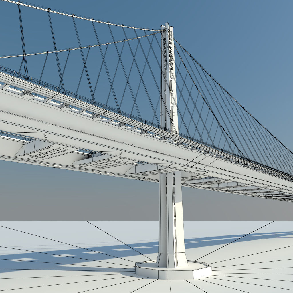 Oakland Bay Bridge 3D model | CGTrader