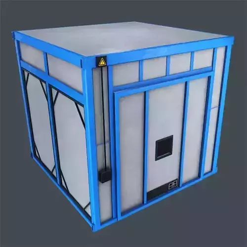 Industrial Oven Game Ready Low-poly 3D model