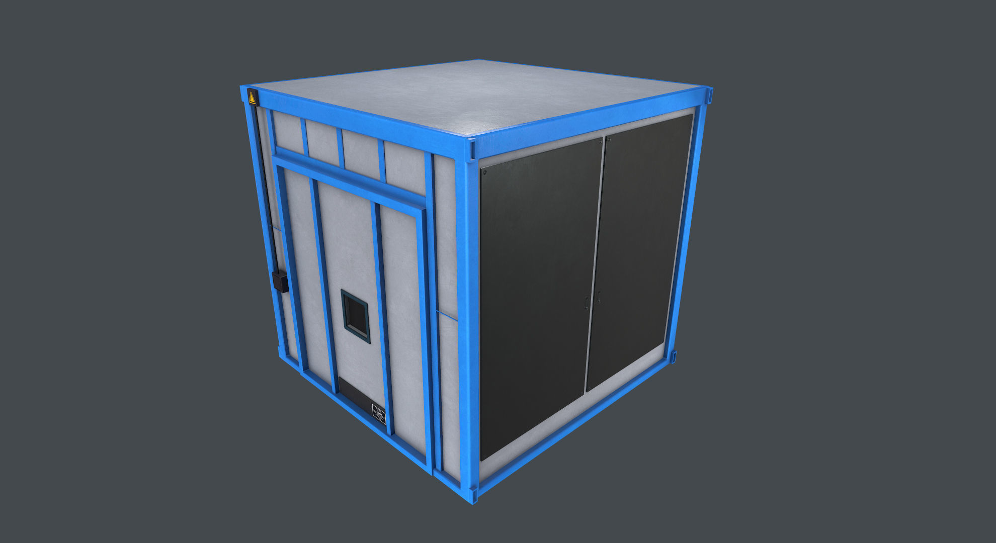 Industrial Oven Game Ready Low-poly 3D model_2