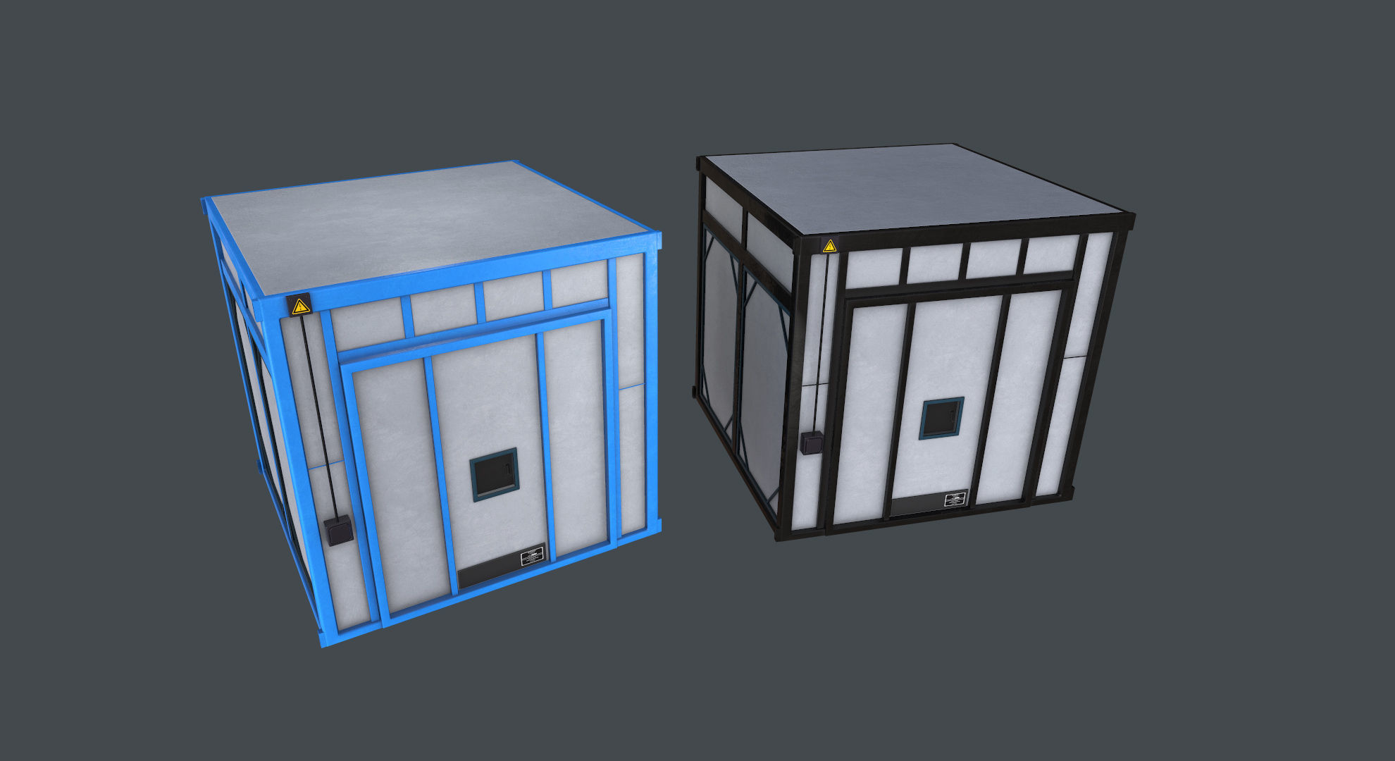 Industrial Oven Game Ready Low-poly 3D model_6