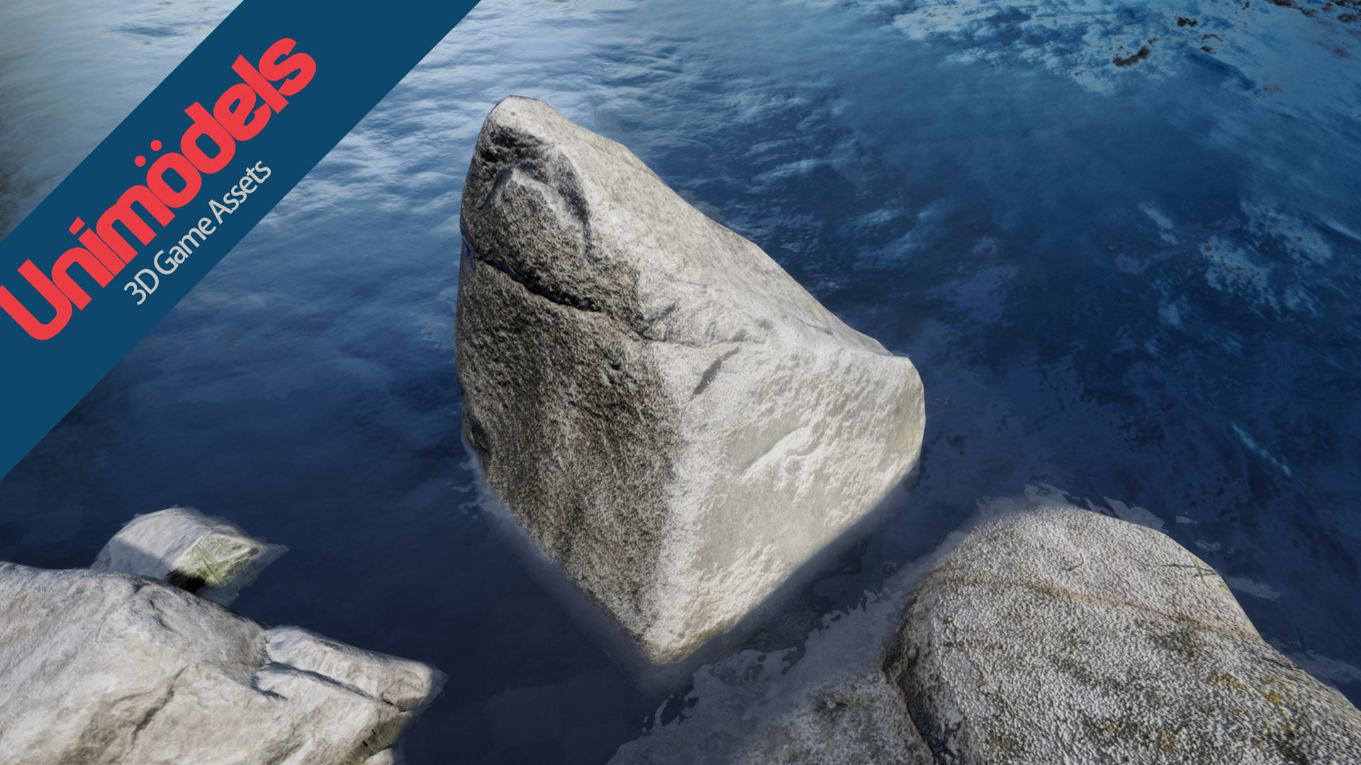 Unimodels River Rocks vol 1 Unity Version Low-poly 3D model_2