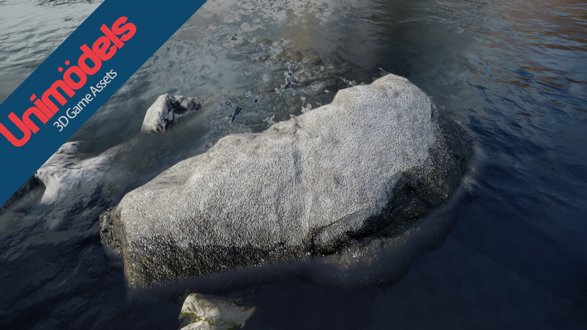Unimodels River Rocks vol 1 Unity Version Low-poly 3D model_4