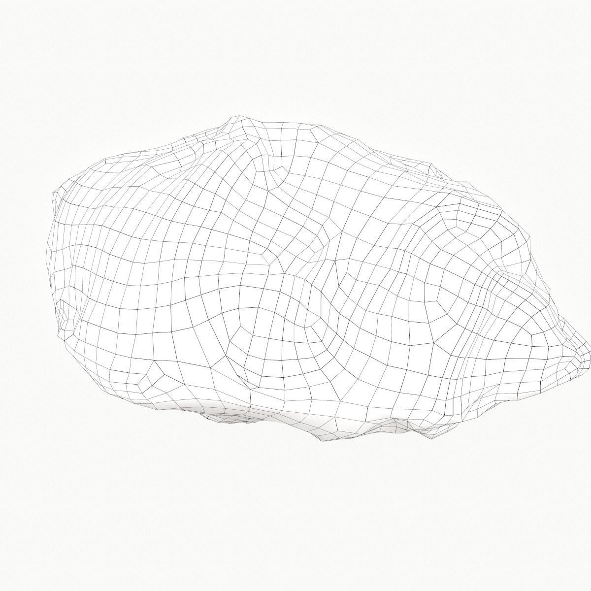 model Meteor Asteroid Rock 4K Low-poly 3D model_10