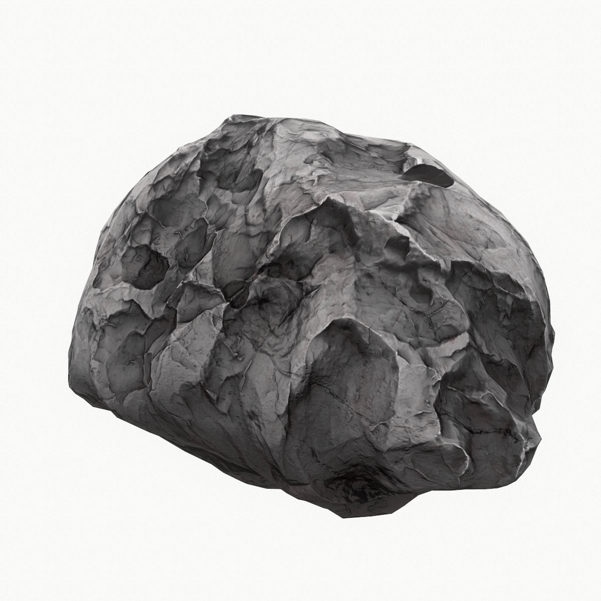 model Meteor Asteroid Rock 4K Low-poly 3D model_3