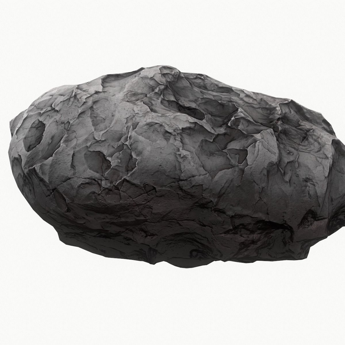 model Meteor Asteroid Rock 4K Low-poly 3D model_5