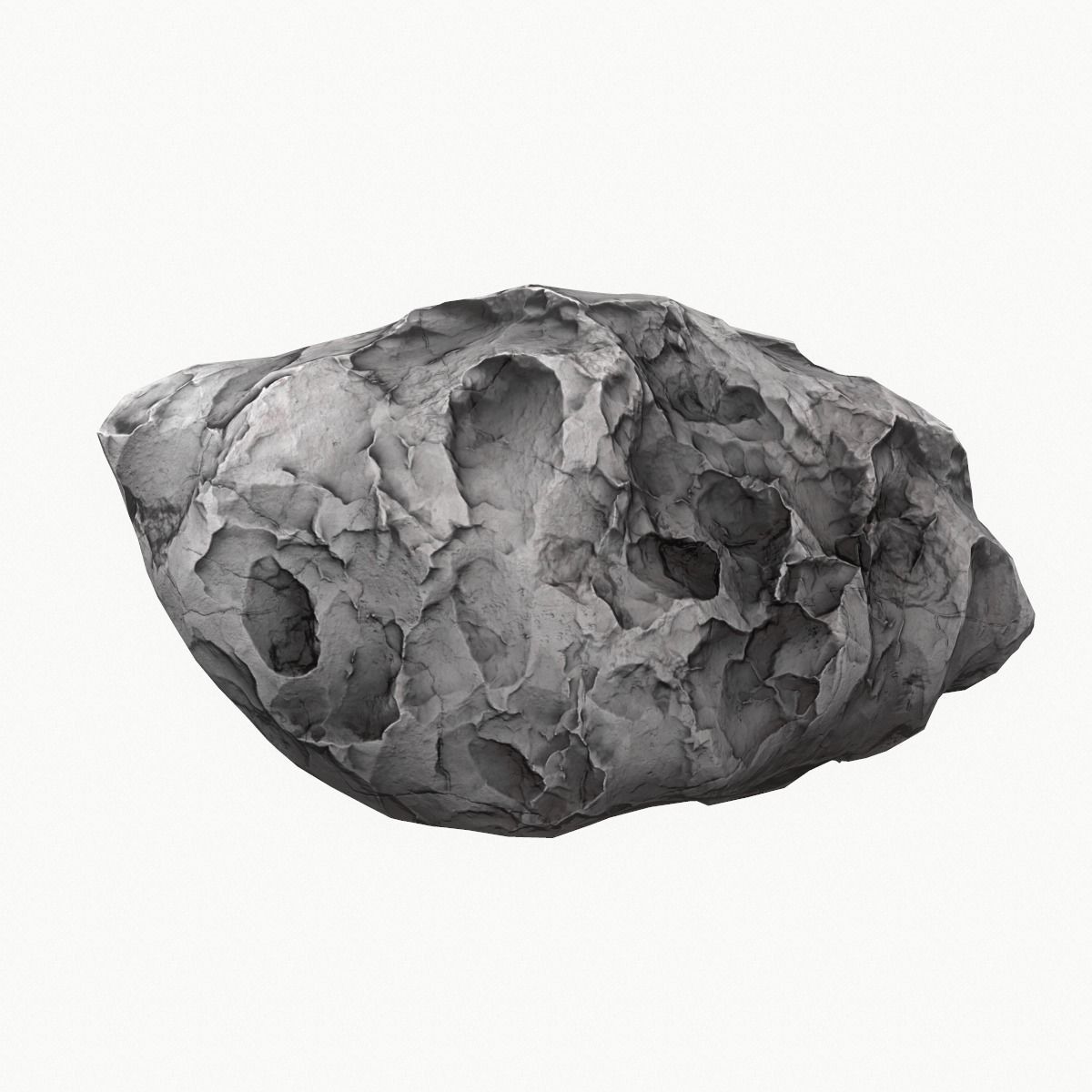 model Meteor Asteroid Rock 4K Low-poly 3D model_2