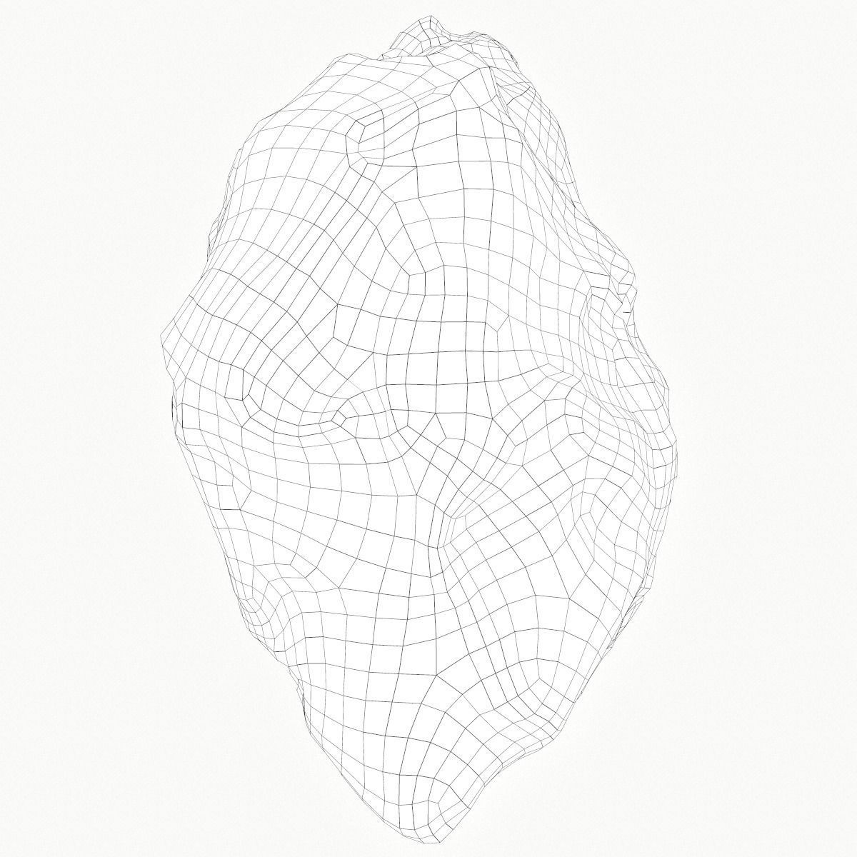 model Meteor Asteroid Rock 4K Low-poly 3D model_8