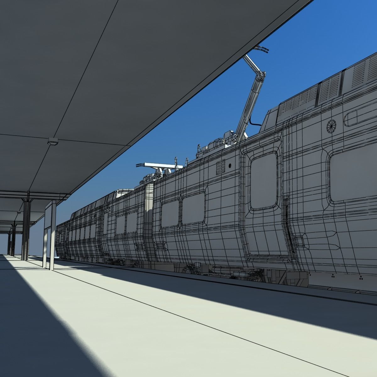 Metro North Kawasaki M8 Passenger Train NYC 3D model_18