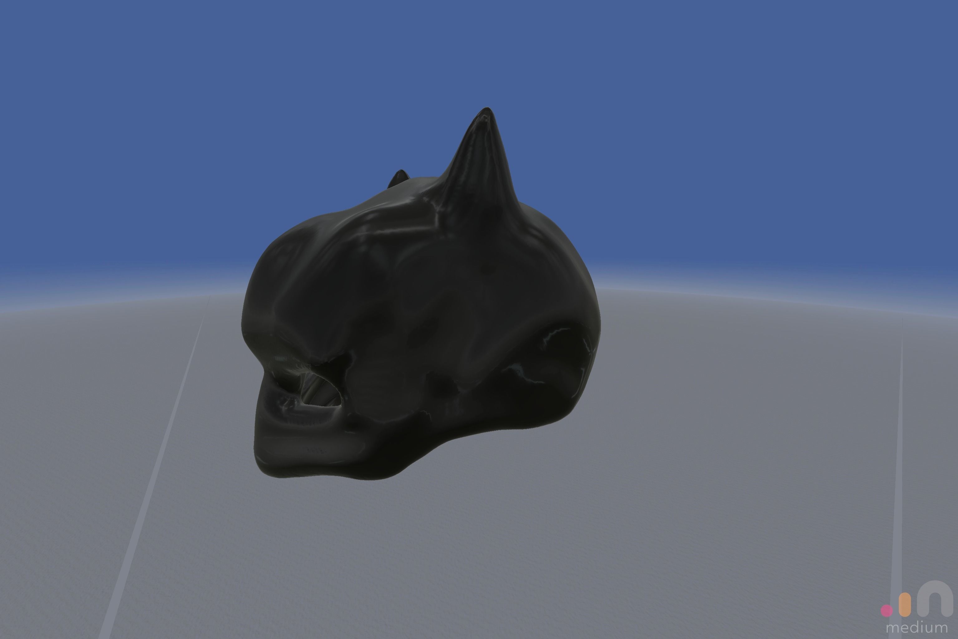Batman Mask V3 3D model_2
