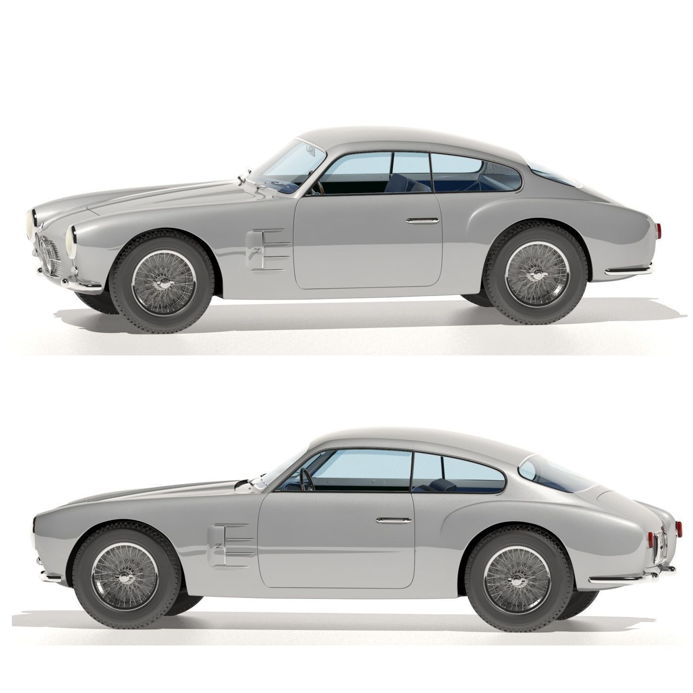 Maserati A6G Zagato  no 2124 3D model_8