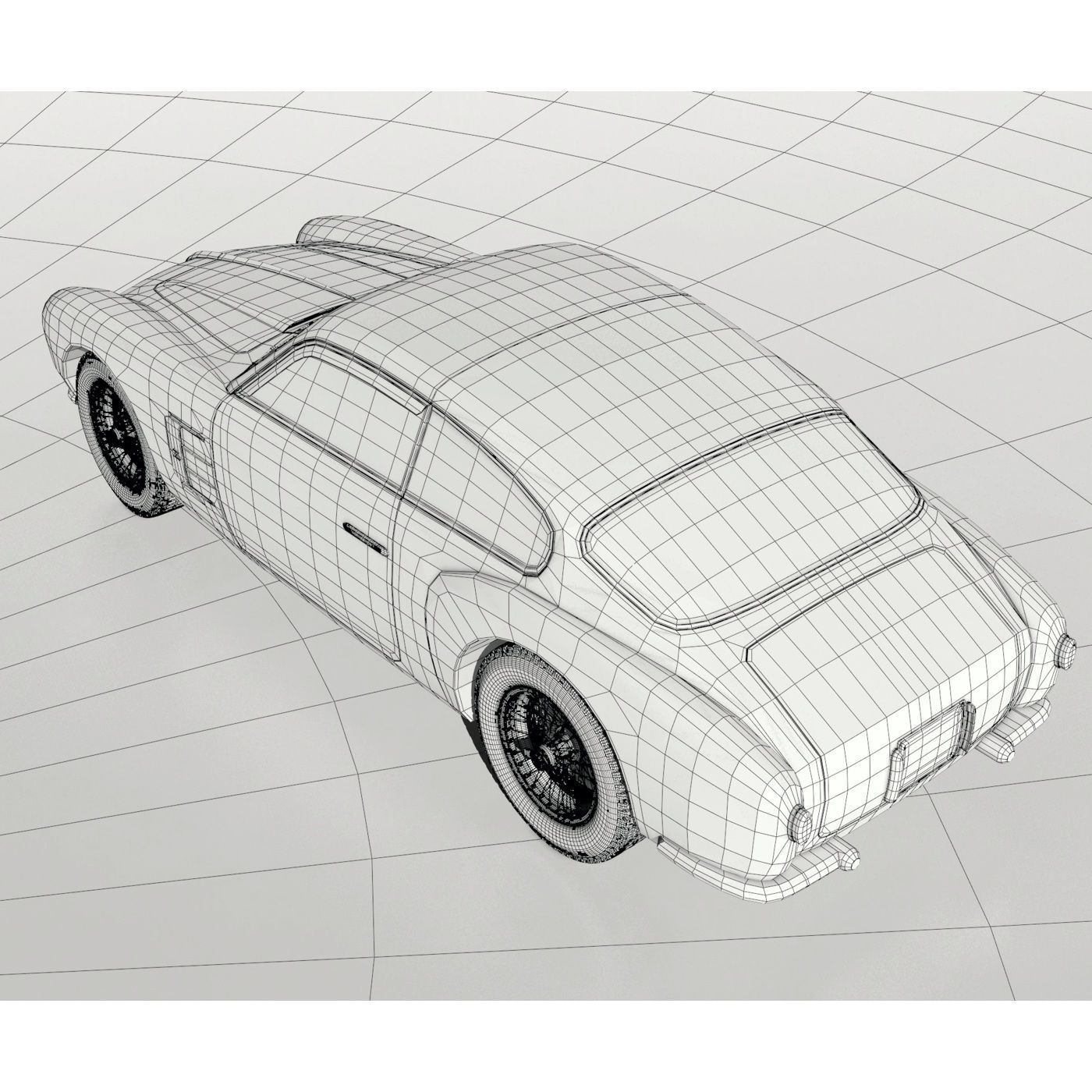 Maserati A6G Zagato  no 2124 3D model_12