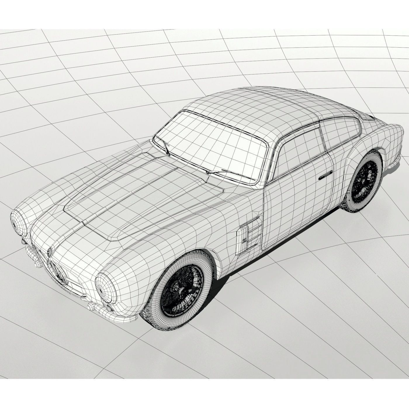 Maserati A6G Zagato  no 2124 3D model_10
