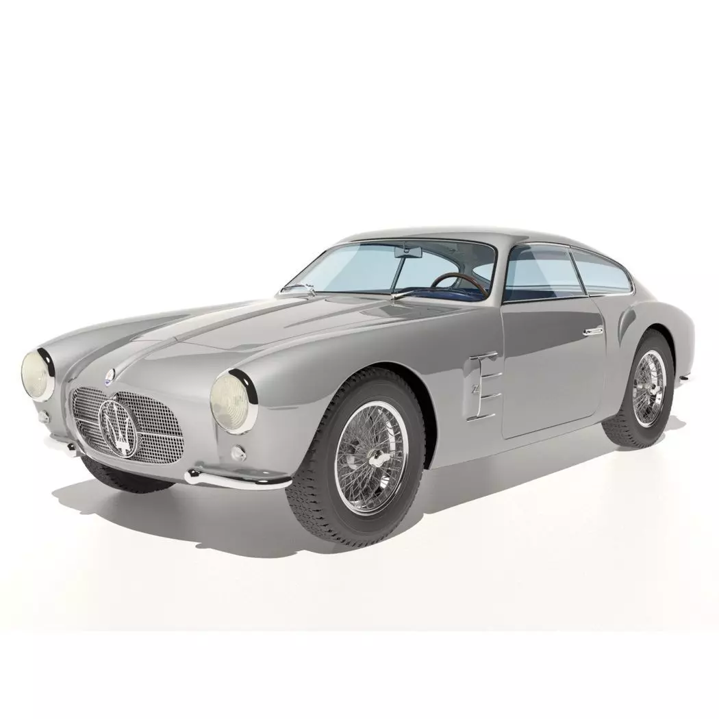 Maserati A6G Zagato  no 2124 3D model_0