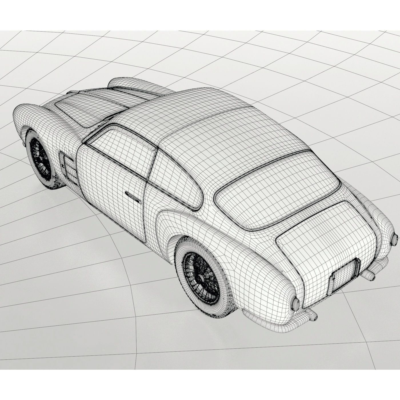 Maserati A6G Zagato  no 2124 3D model_9