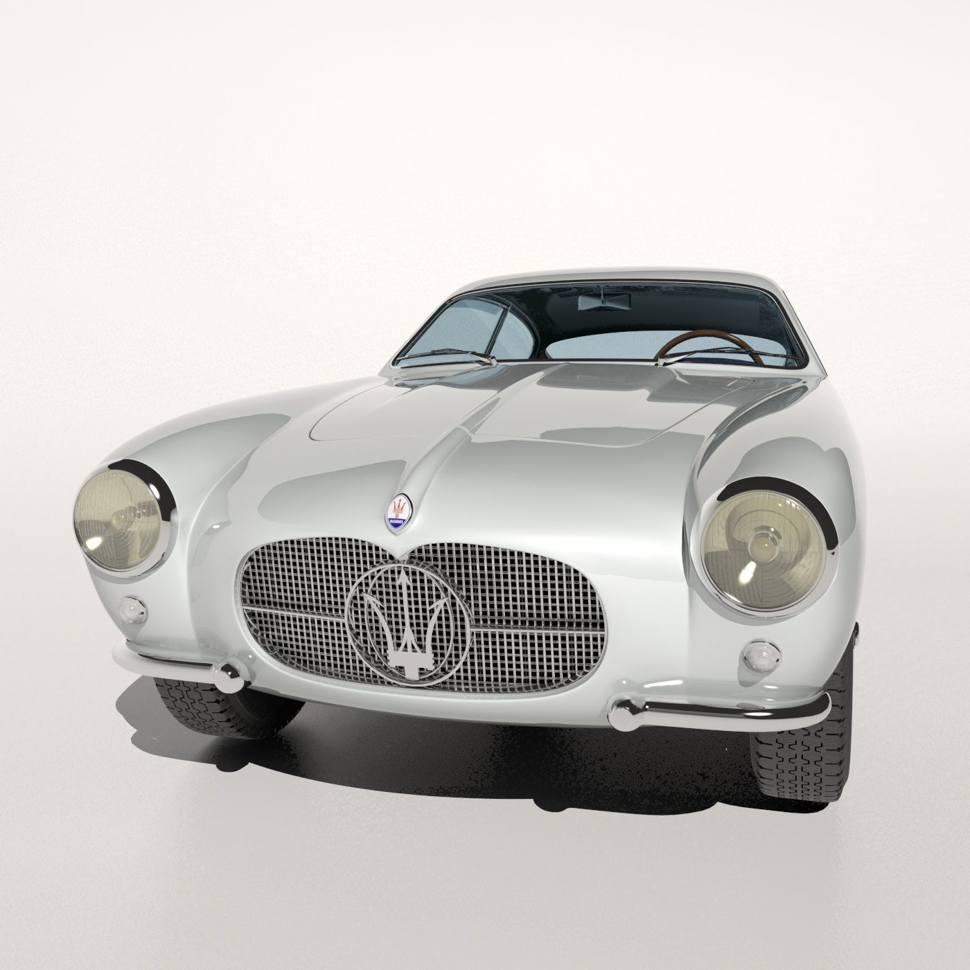 Maserati A6G Zagato  no 2124 3D model_1