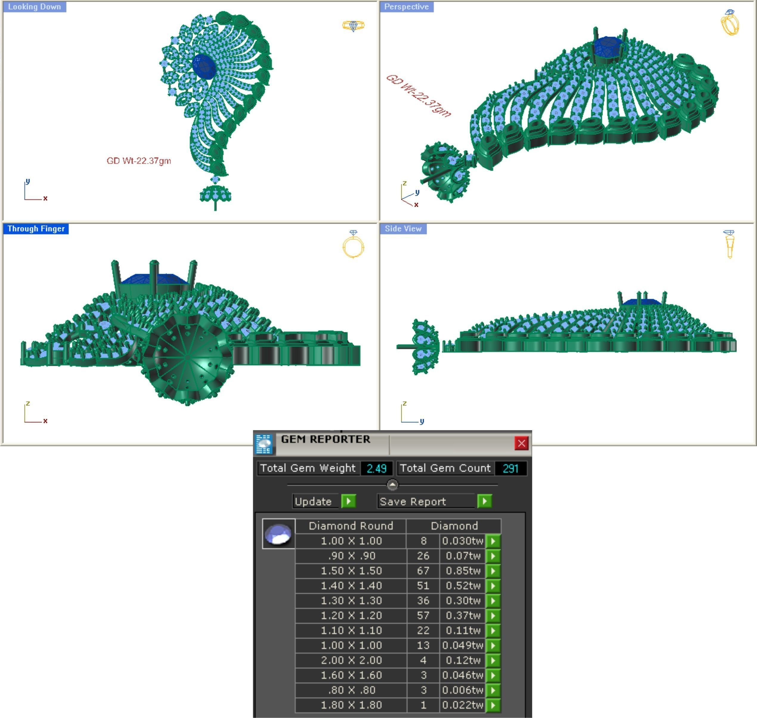 68 Necklace Earrings Set mgx bulk collection  3D print model_102