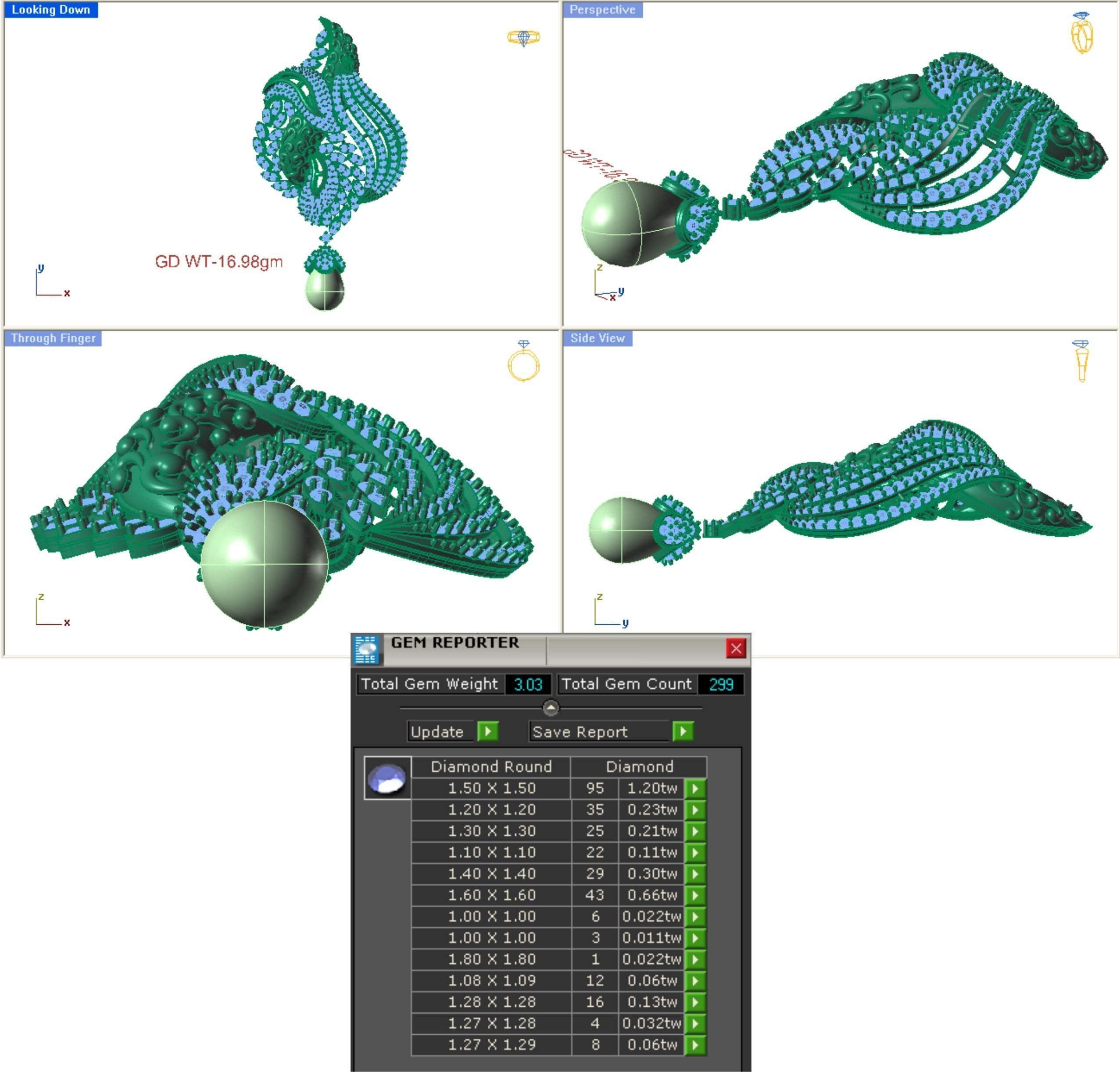 68 Necklace Earrings Set mgx bulk collection  3D print model_126