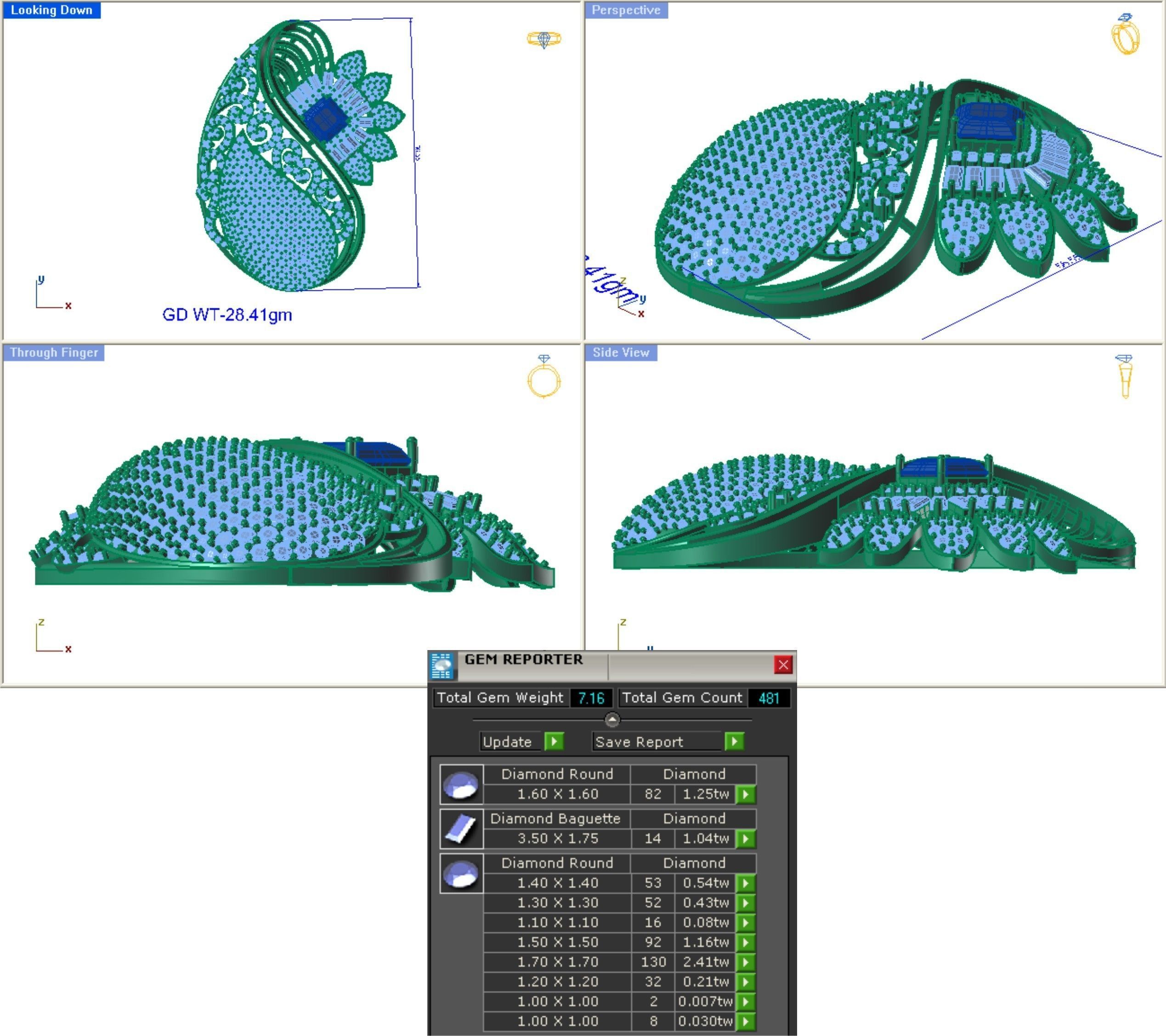68 Necklace Earrings Set mgx bulk collection  3D print model_133