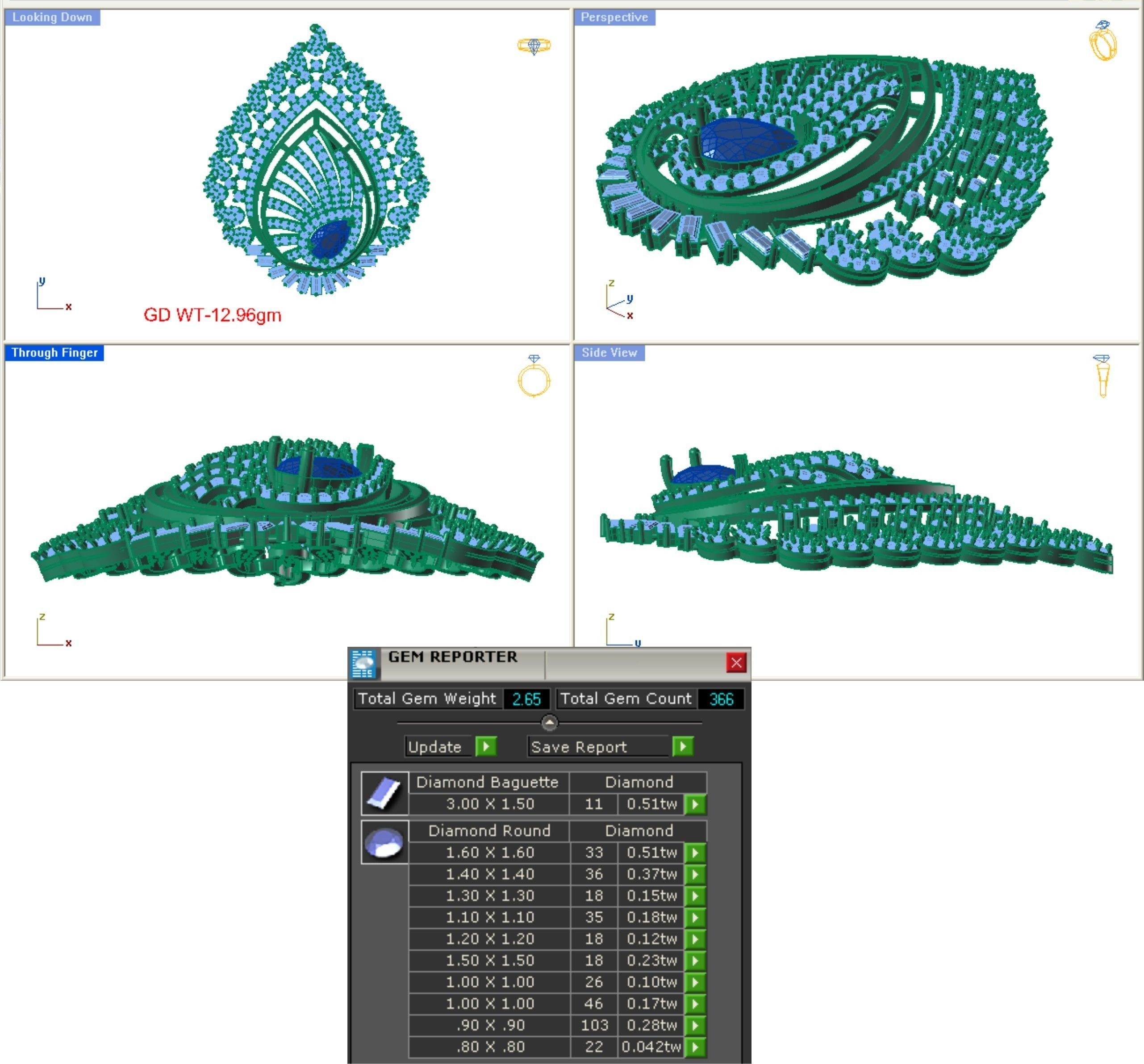 68 Necklace Earrings Set mgx bulk collection  3D print model_138