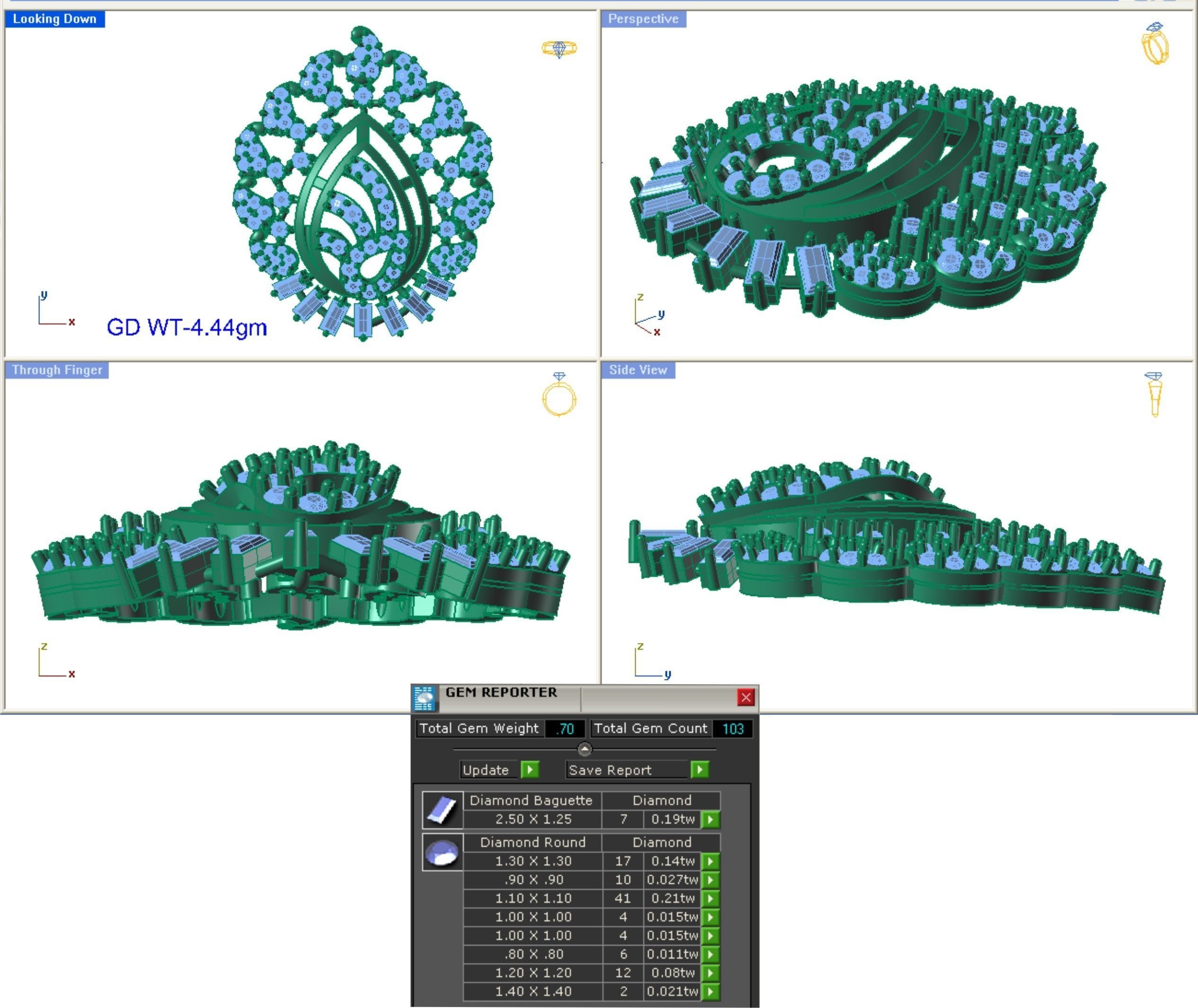 68 Necklace Earrings Set mgx bulk collection  3D print model_137