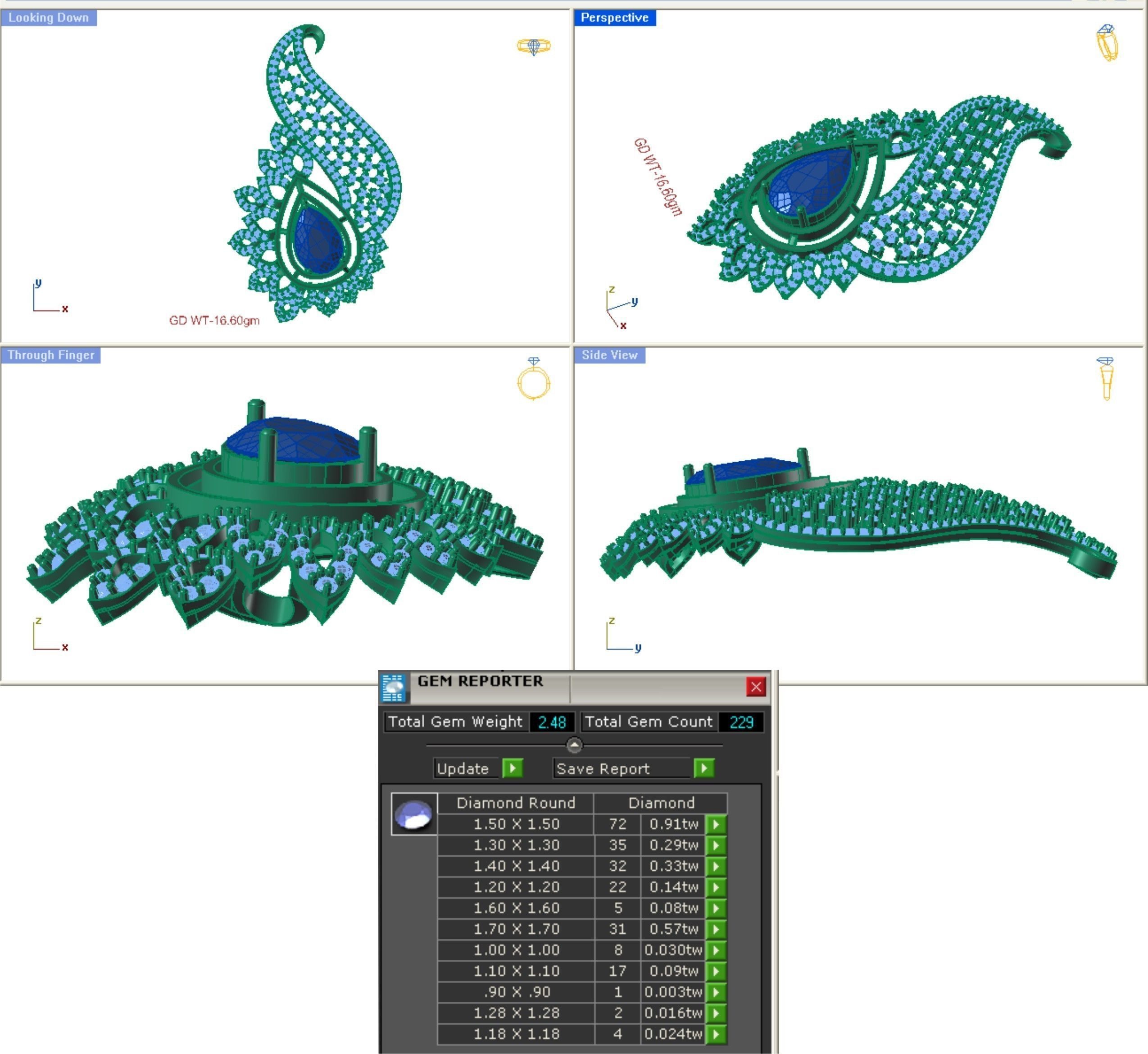 68 Necklace Earrings Set mgx bulk collection  3D print model_81
