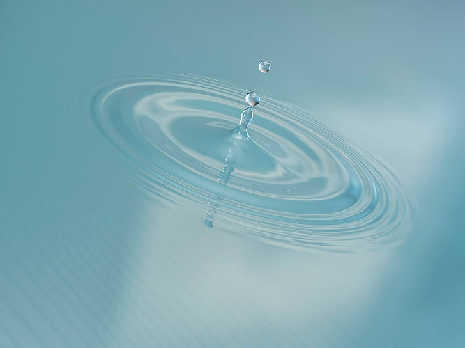 Water Drops 3D  3D model