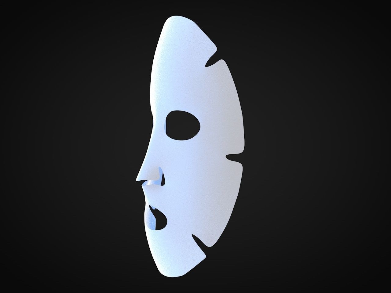 Cosmetic Mask 3D model_2