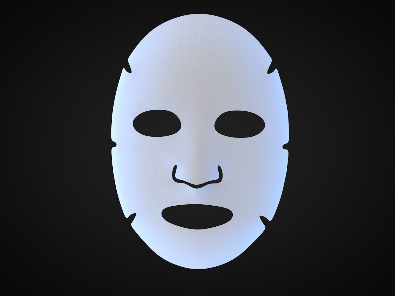 Cosmetic Mask 3D model_1