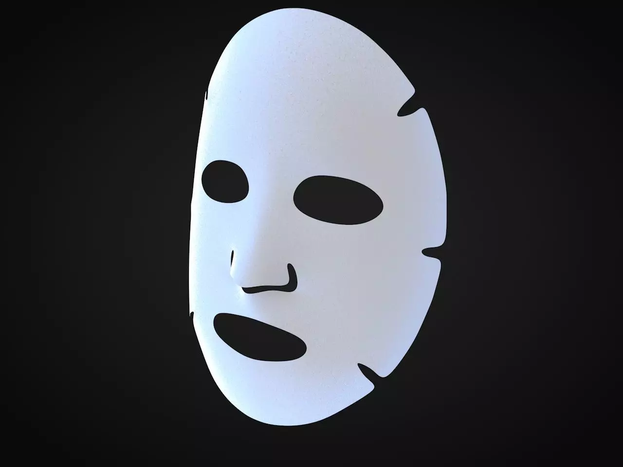 Cosmetic Mask 3D model_0