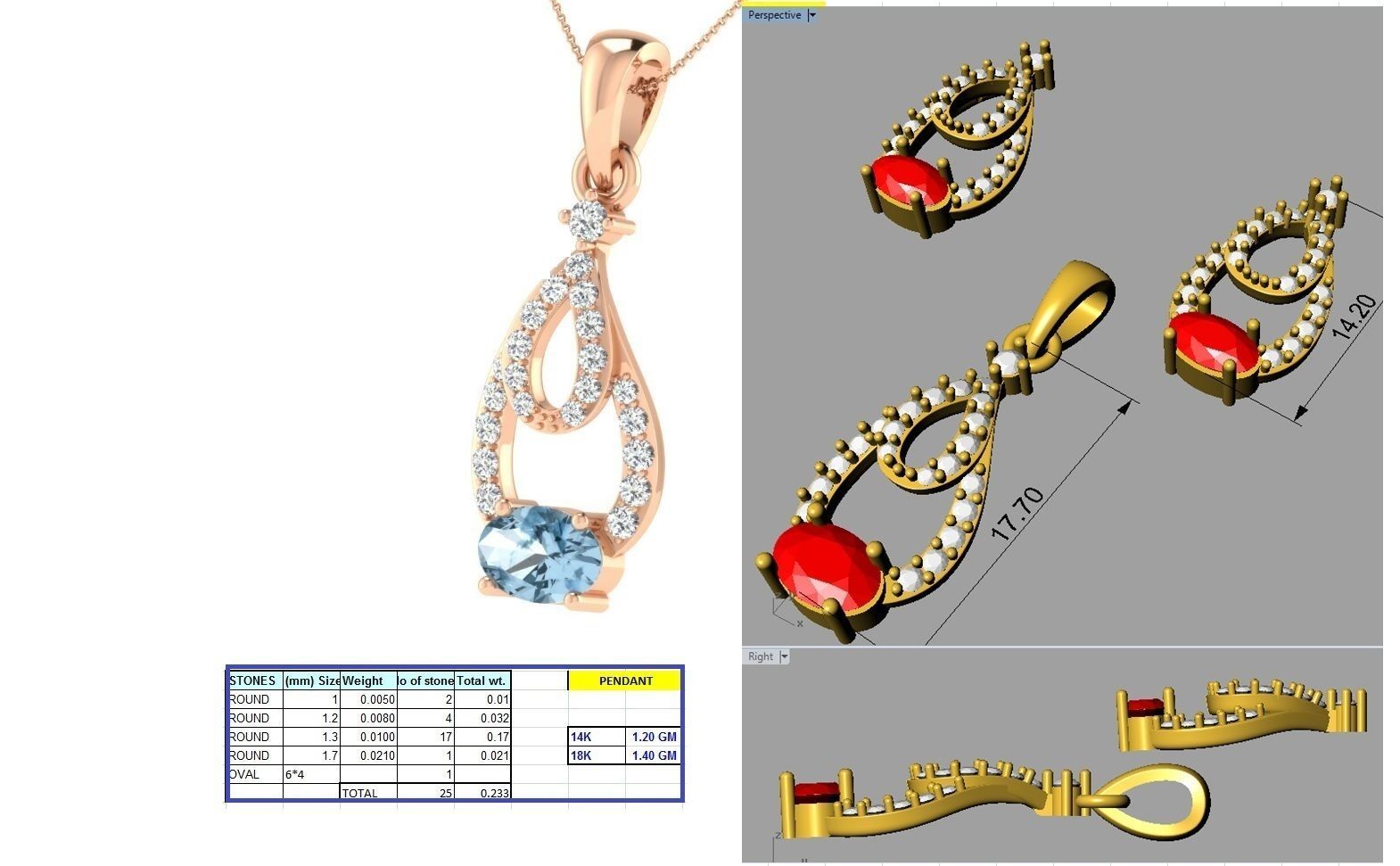 17 Pendant Earring set 3dm stl render details bulk collection 3D print model_42