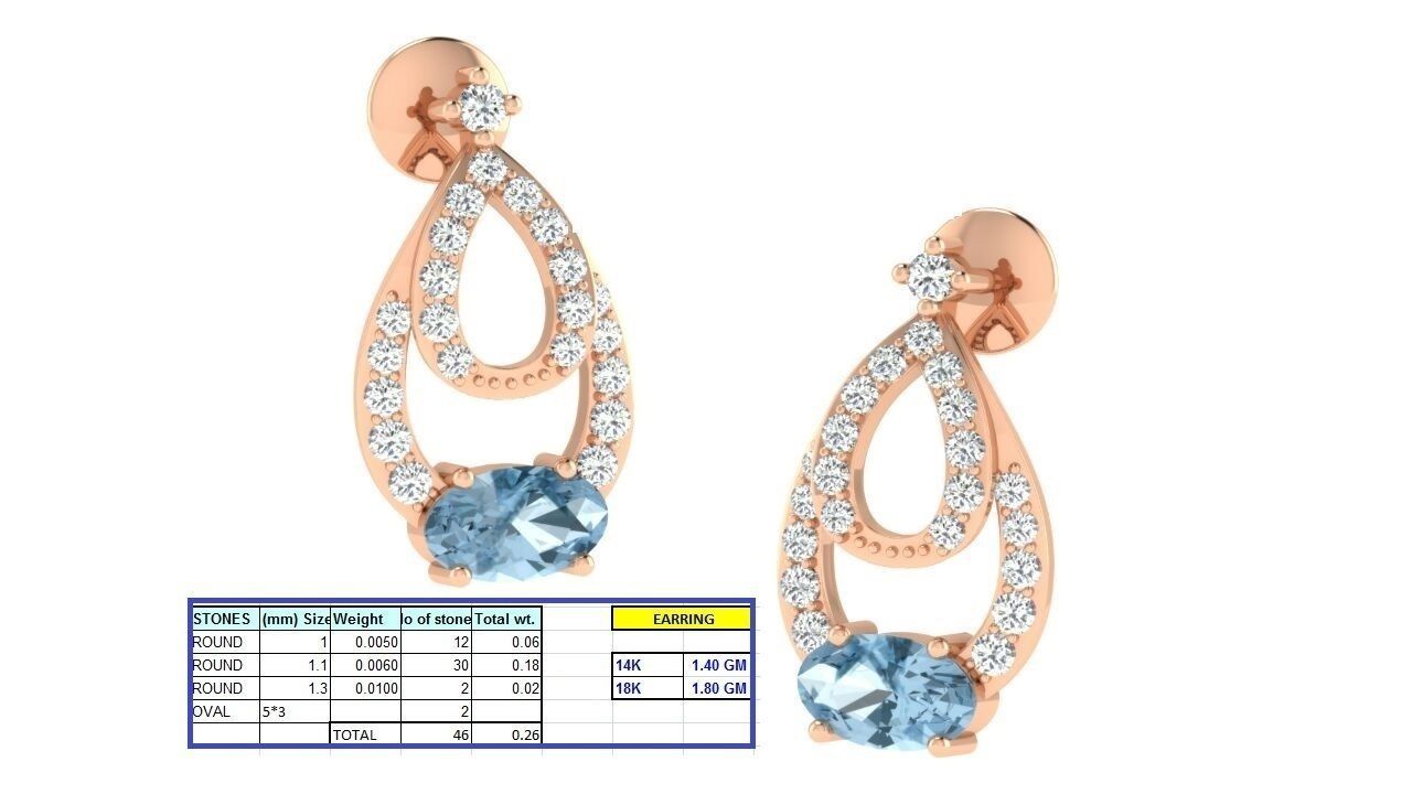 17 Pendant Earring set 3dm stl render details bulk collection 3D print model_43